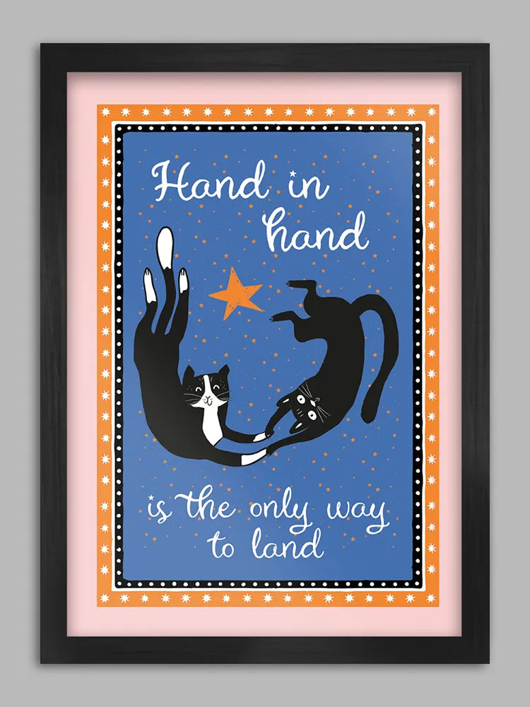 Hand in Hand - Music Poster print - If you know your Cure, you know!