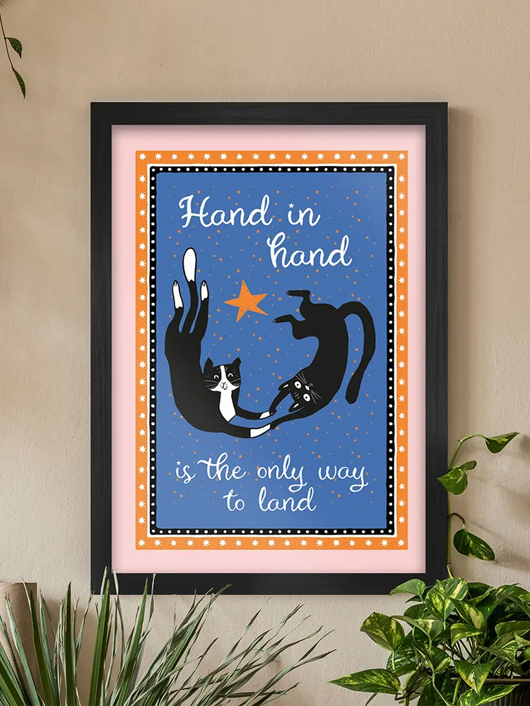 Hand in Hand - Music Poster print - If you know your Cure, you know!