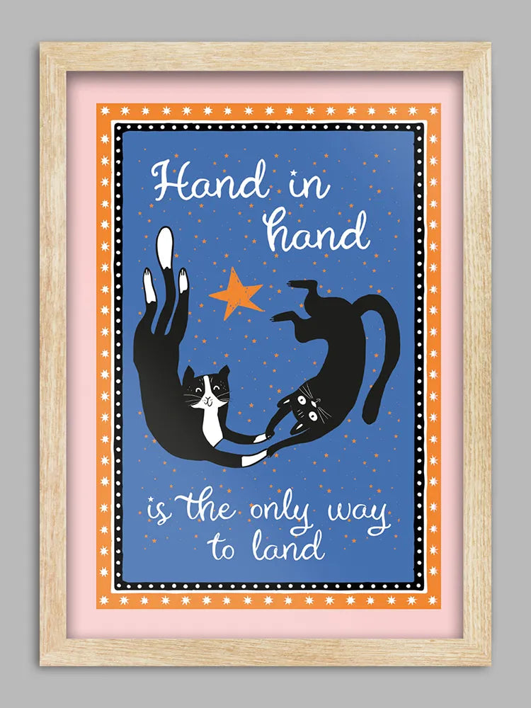 Hand in Hand - Music Poster print - If you know your Cure, you know!