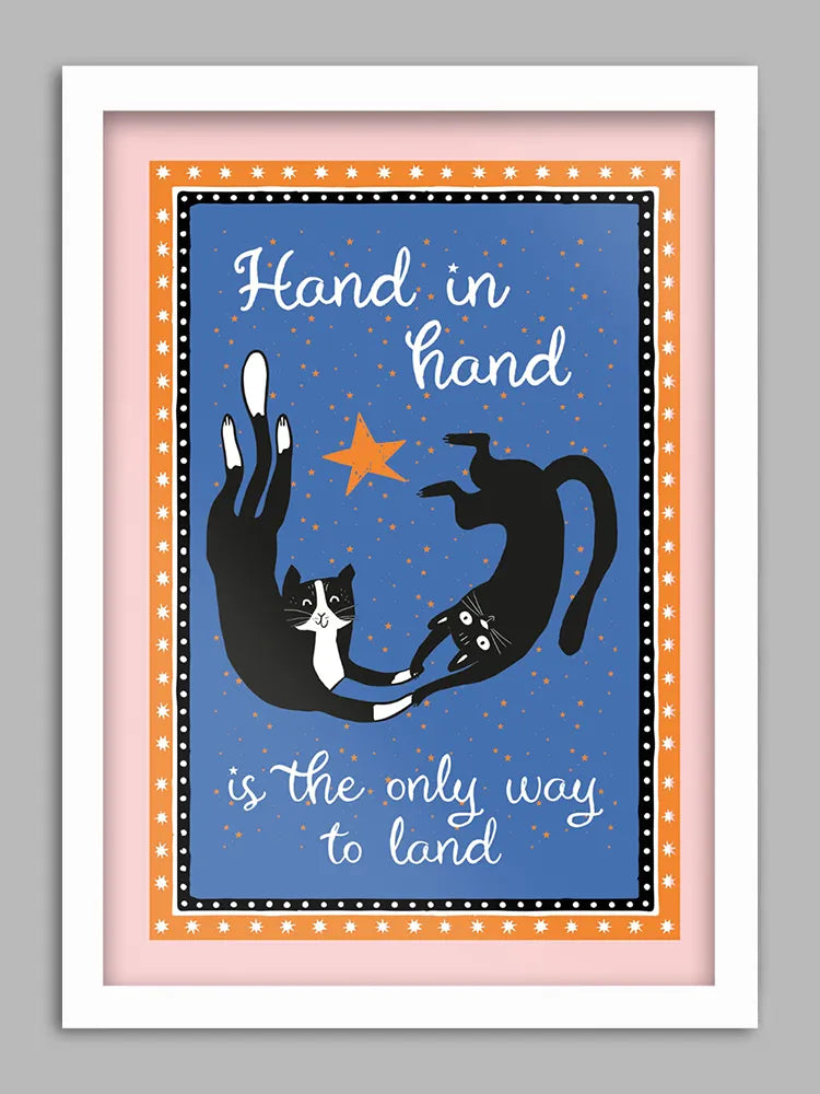 Hand in Hand - Music Poster print - If you know your Cure, you know!