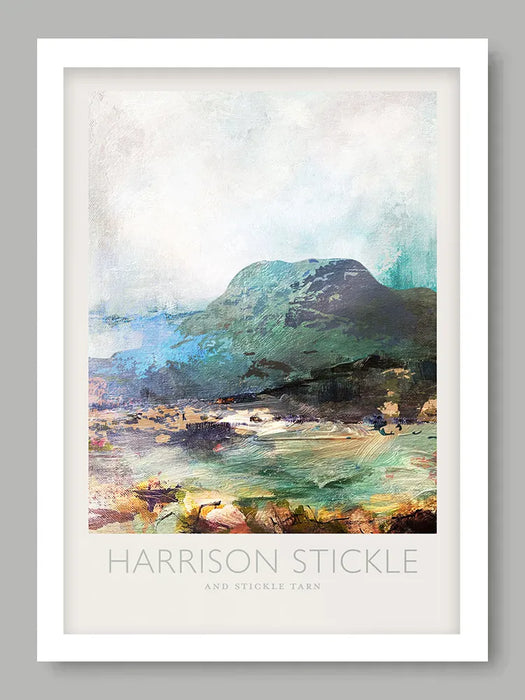 Harrison Stickle and Stickle Tarn  - Lake District Poster Print