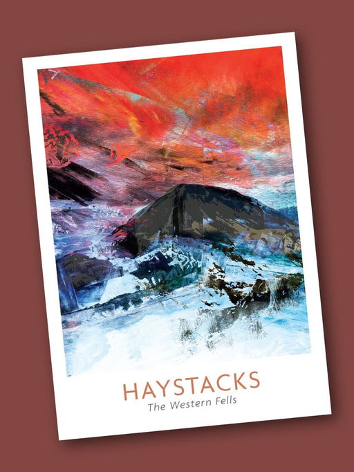 Haystacks Abstract - Blank Greeting Card card The Northern Line 