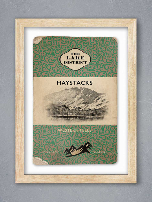 Haystacks Vintage Style Poster print