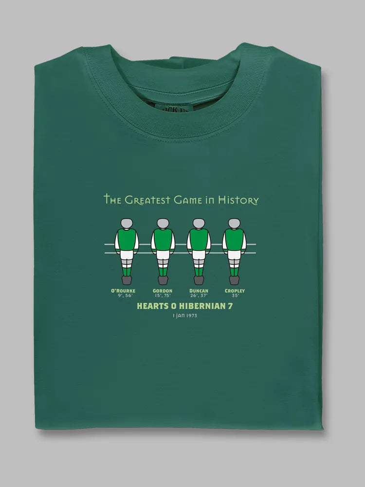 hearts 0 hibs 7 t-shirt
