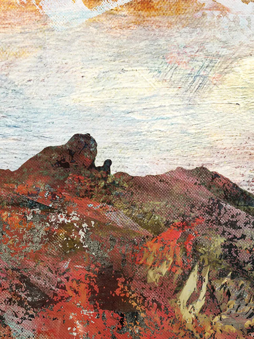 Helm Crag The Lion and The Lamb  - Lake District Poster Print