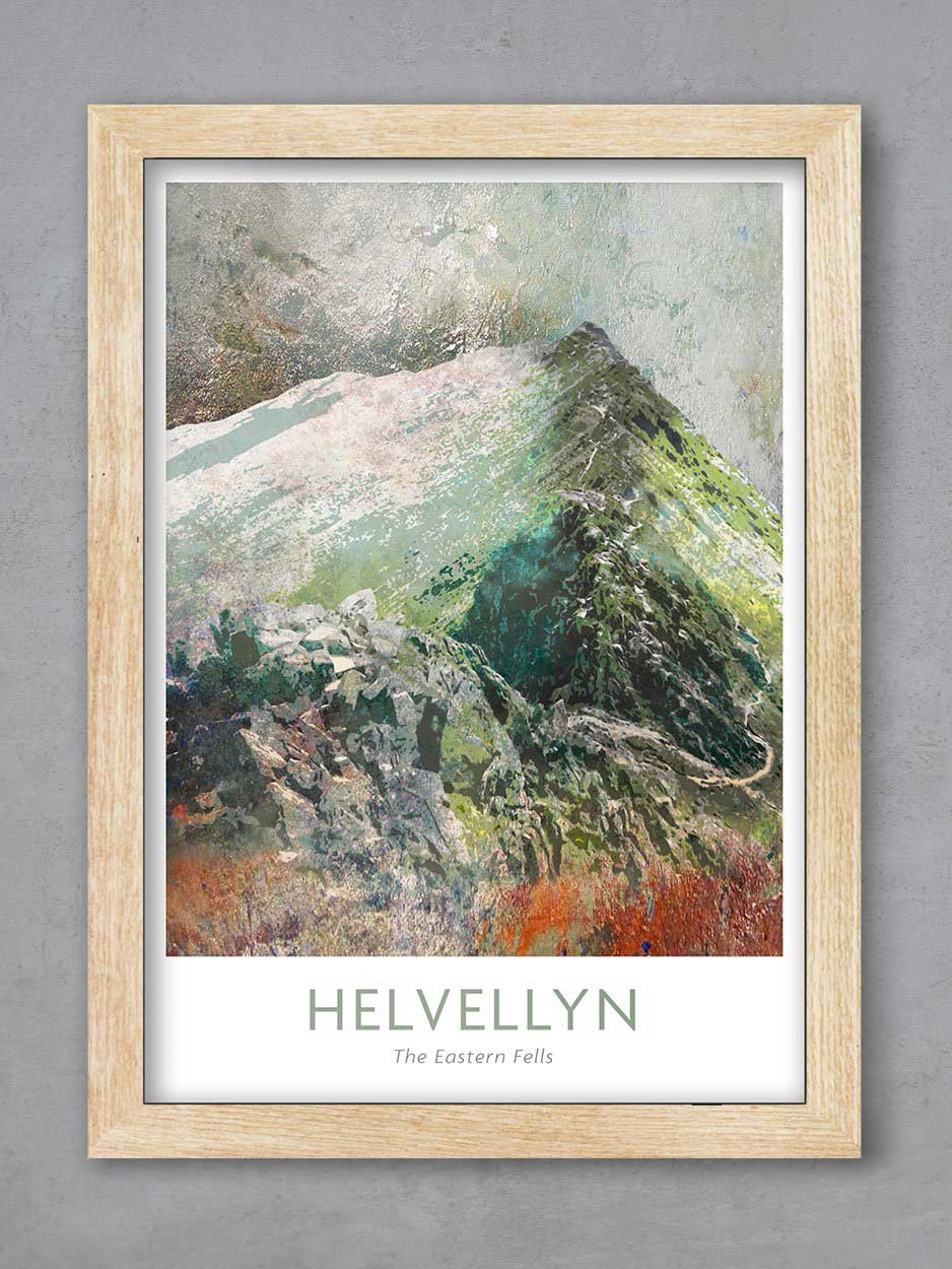 Helvellyn - Abstract Poster print