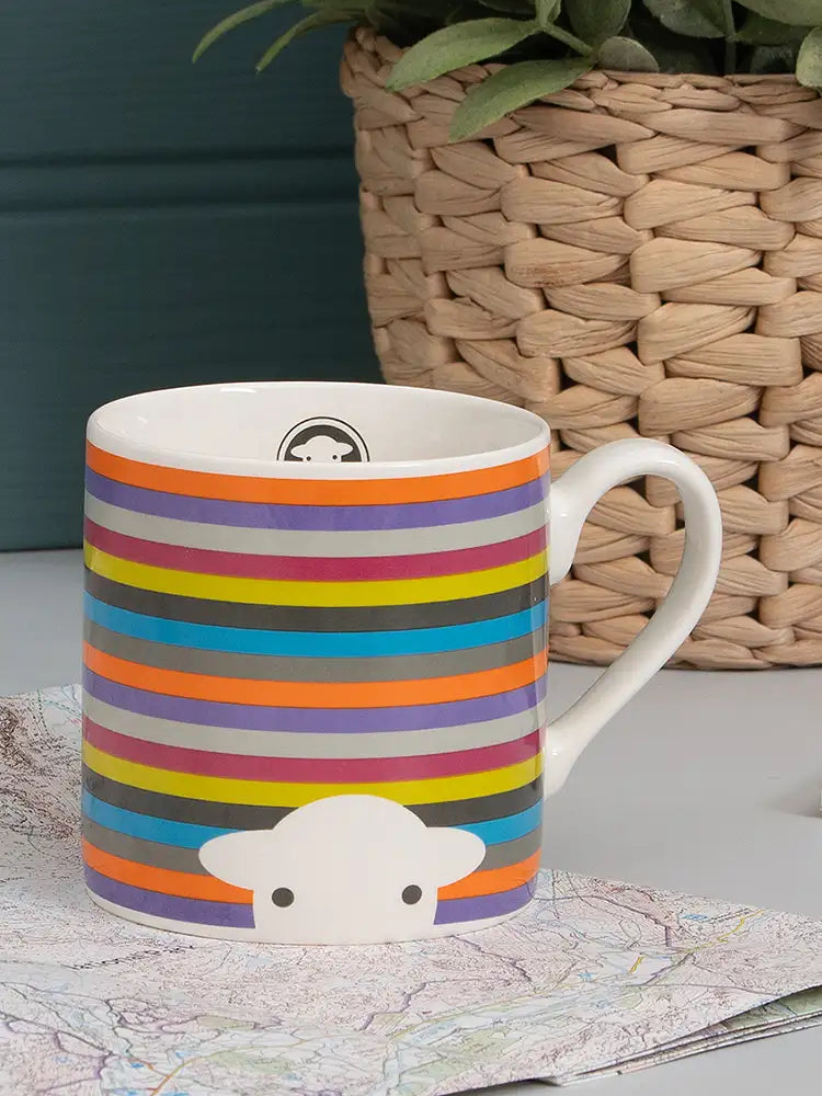 herdy peep stripe mug