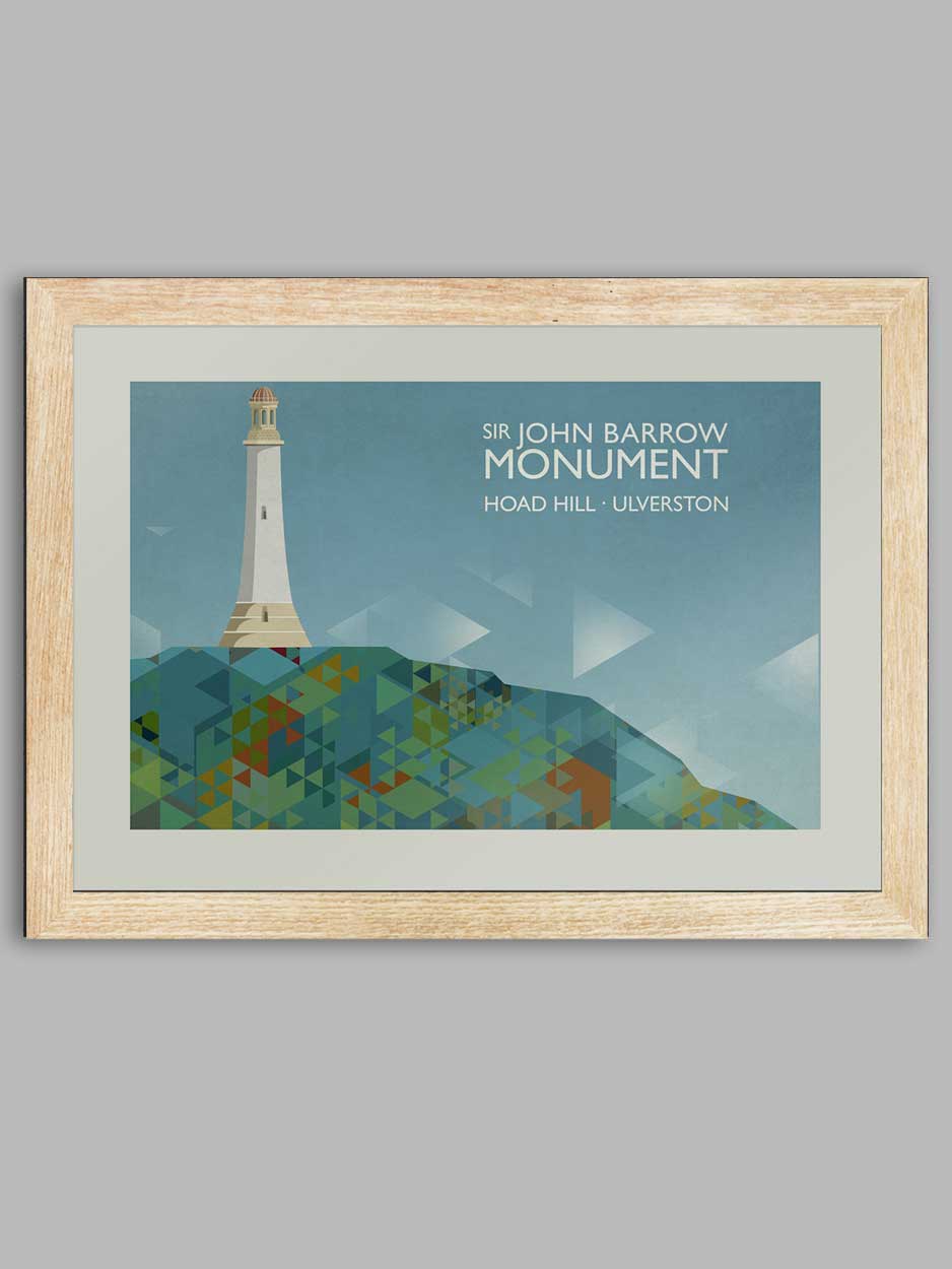 Hoad Hill & The Monument Poster Print