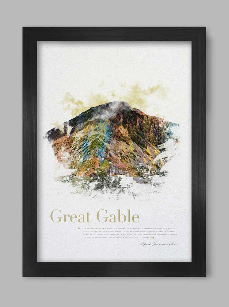 In Wainwrights Words Lake District Posters - Print Bundle Posters TNL 