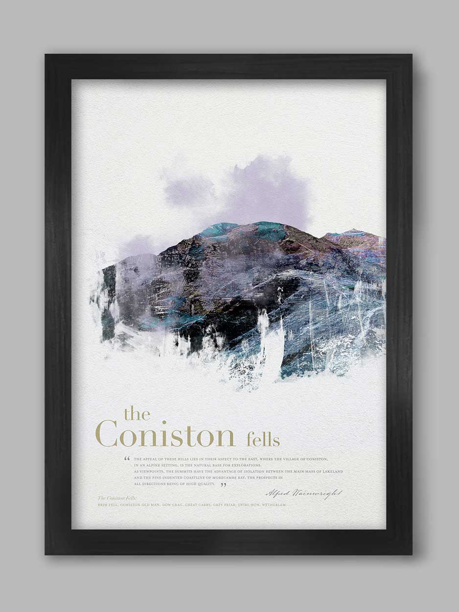 In Wainwrights Words Lake District Posters - Print Bundle Posters TNL 