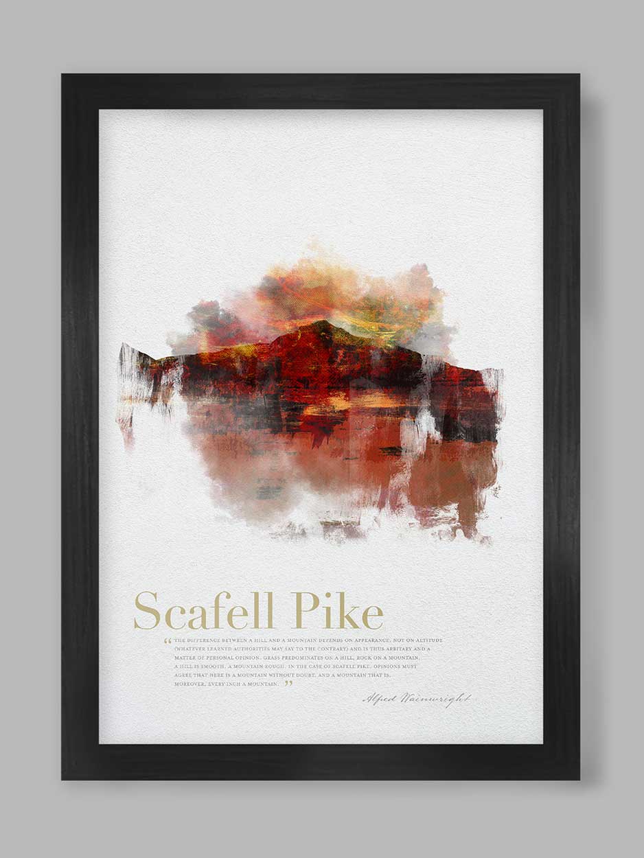 In Wainwrights Words Lake District Posters - Print Bundle Posters TNL 