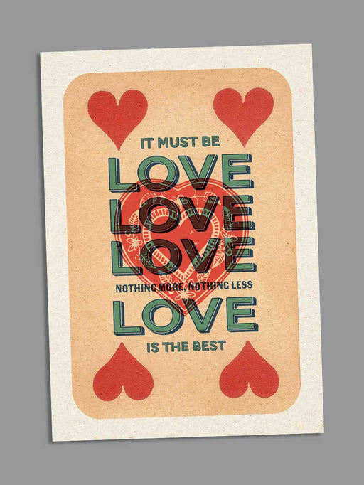 It must be love card