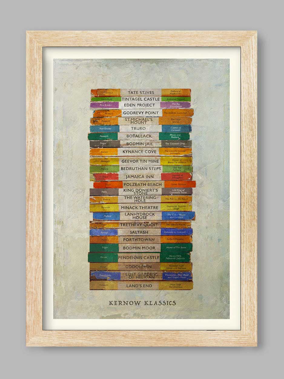 Kernow Klassics - Cornwall Poster Print