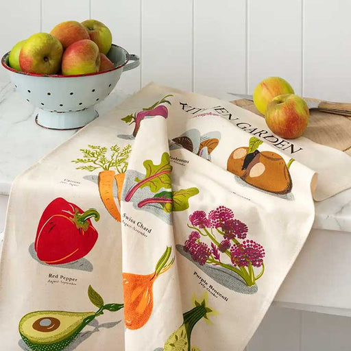 kitchen garden tea towel