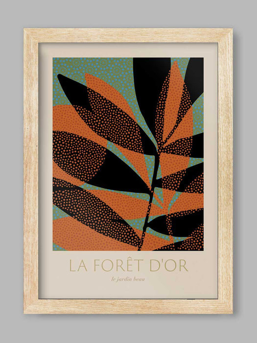 La Foret D'Or - Botanical Print