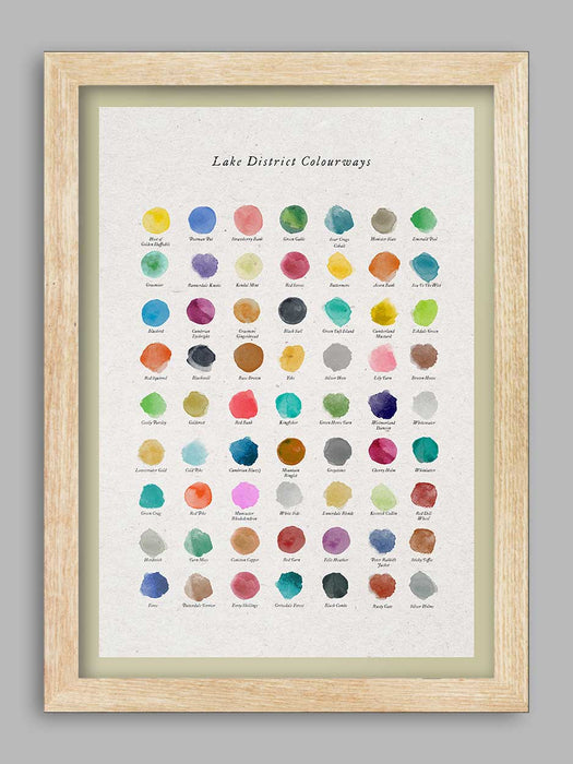 Lake District Colourways - Poster Print