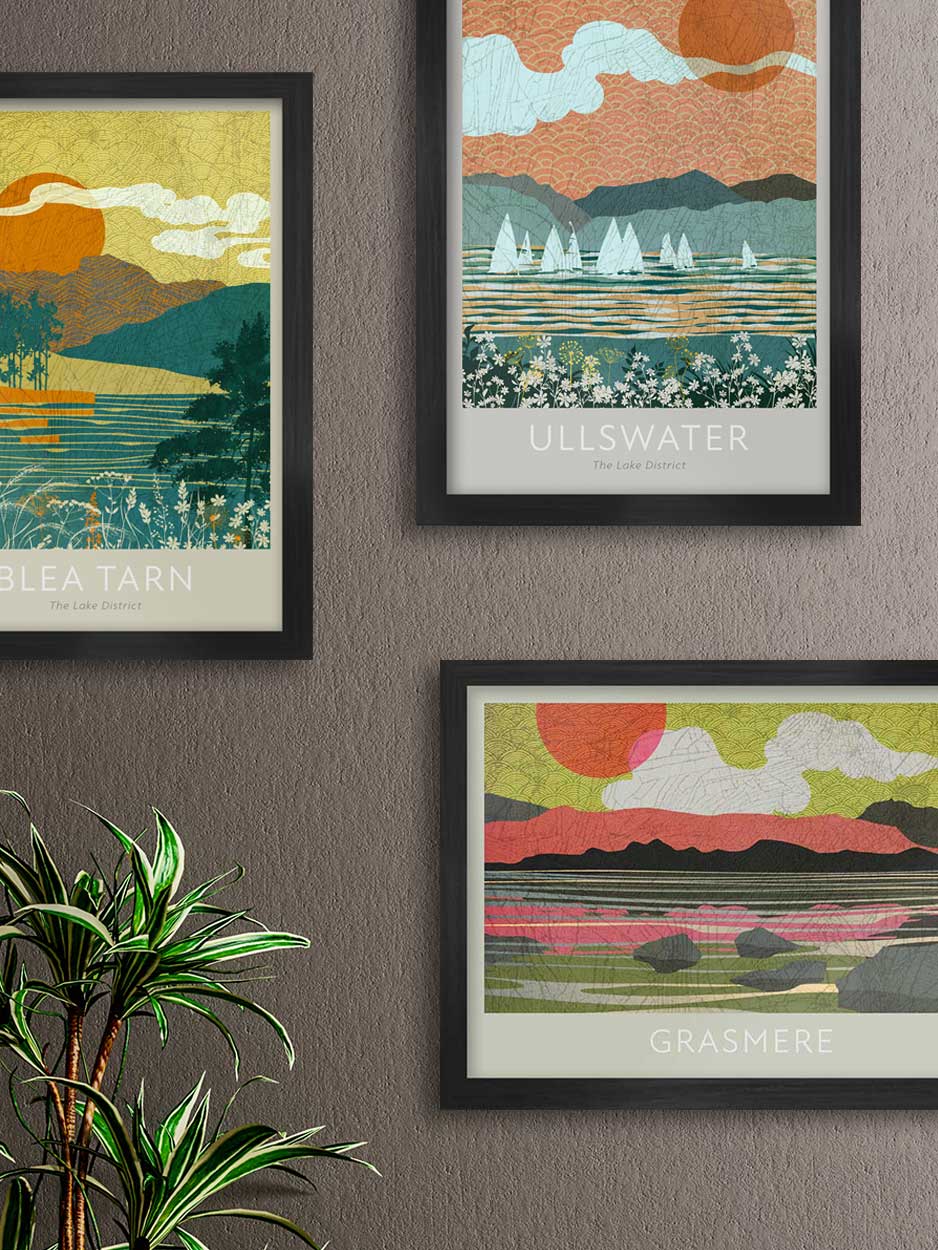 Lake District Favourite Waters - Print Bundle Posters TNL 