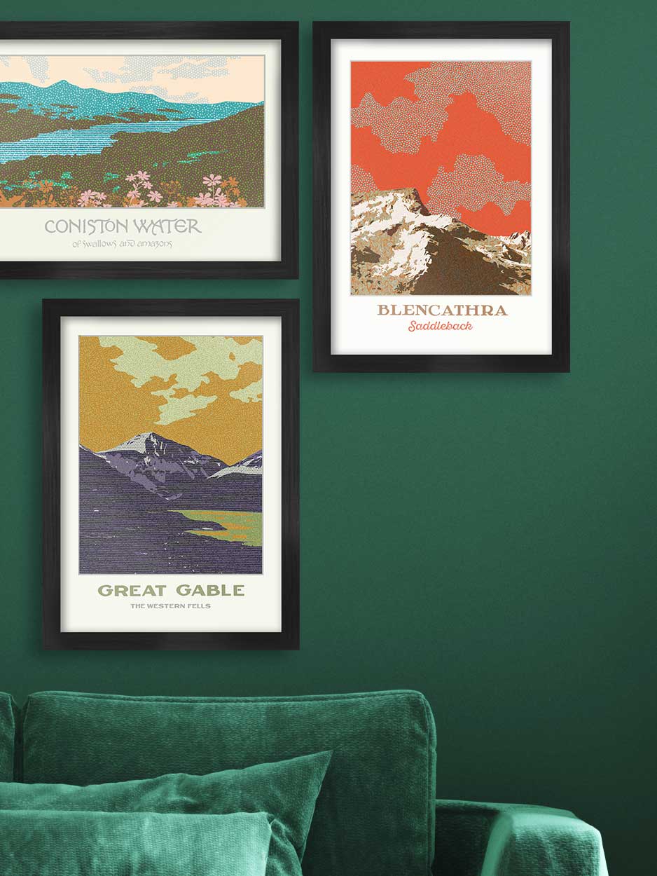 Lake District Views Posters - Print Bundle Posters TNL 