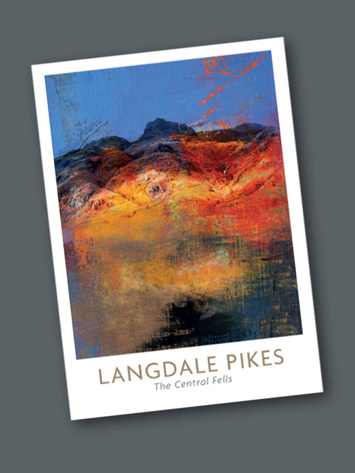 Langdale Pike Abstract - Blank Greeting Card card The Northern Line 