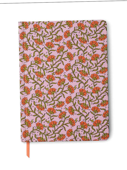 Large Pink Vintage Soft Touch Journal — The Northern Line