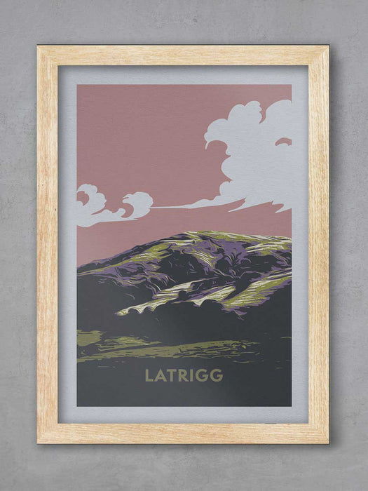 Latrigg poster print