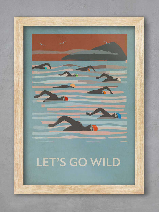 Let's Go Wild - Wild Swimming Poster Print