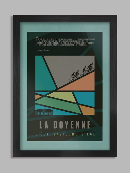 Liège–Bastogne–Liège Cycling Poster Print - The Monuments