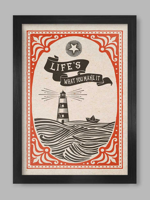 Life's What You Make It Music Poster