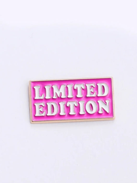 limited edition metal pin badge 