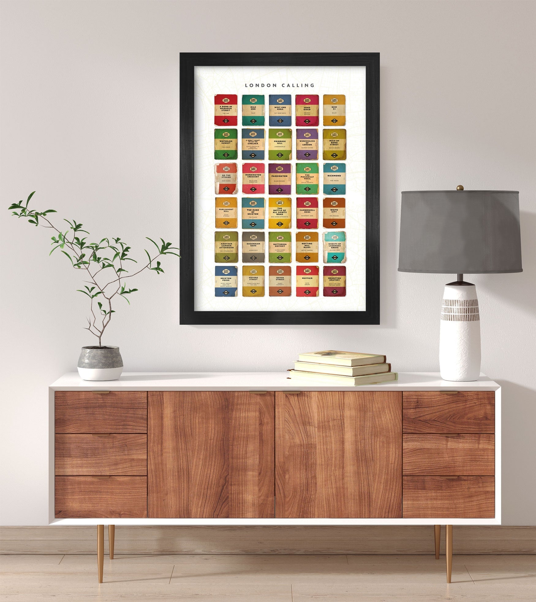 London Calling - Music Poster Print Posters The Northern Line 
