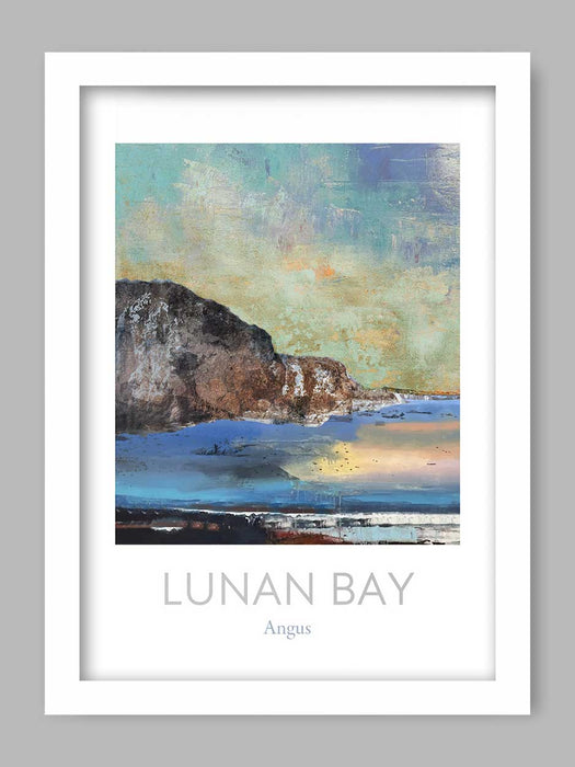 Lunan Bay - Scottish coast and coastal poster print