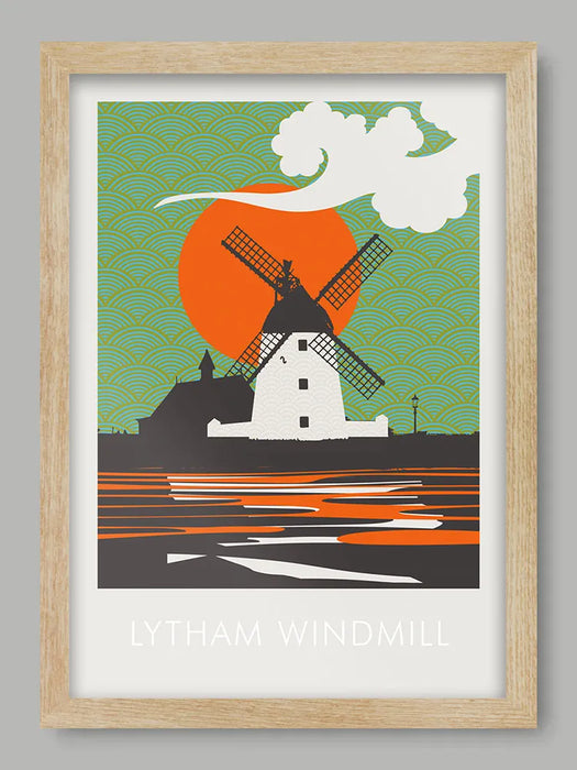 Lytham Windmill - Poster print
