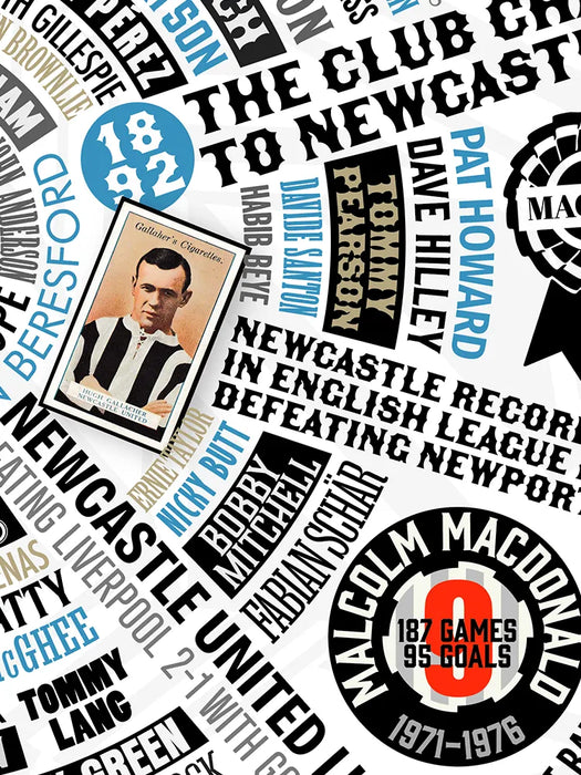 Magpies Wheel of Fame Poster Print