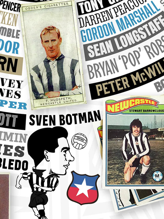 Magpies Wheel of Fame Poster Print