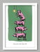 Many Hams Make Light Work - Poster print is a Play on a Proverb print. Pigs ain't stupid.