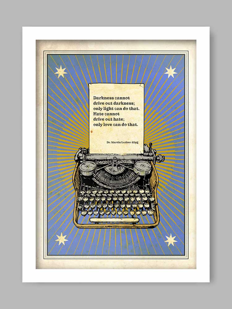 martin luther king junior poster print