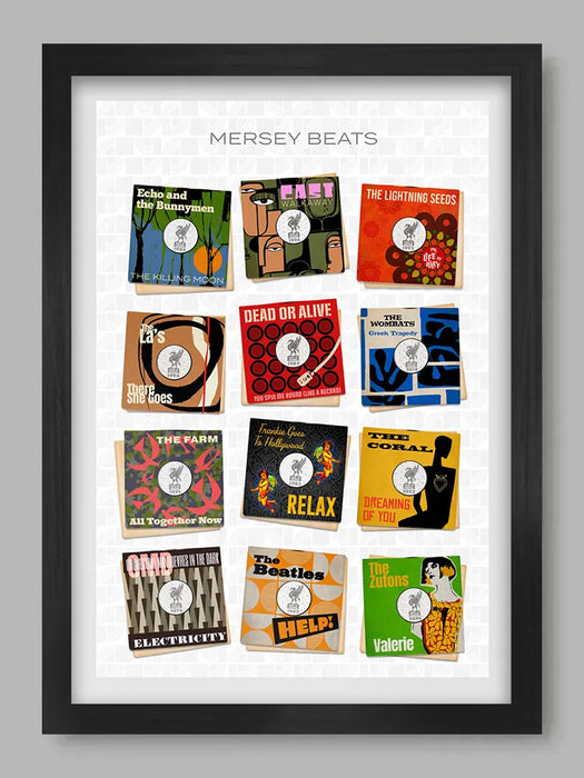 Mersey Beats - Music Print