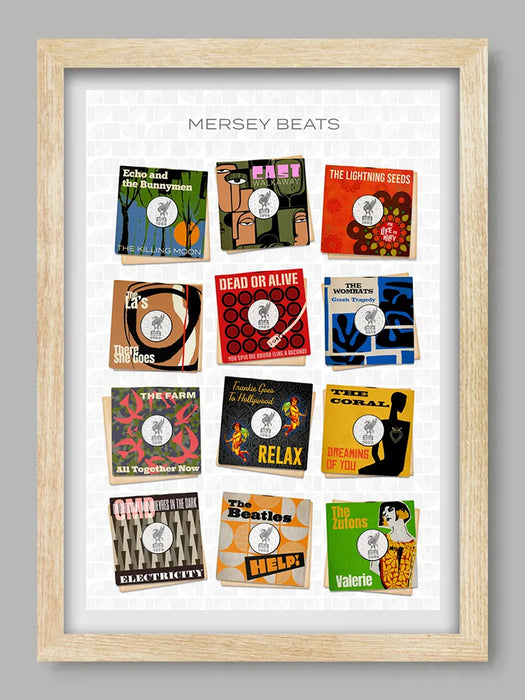 Mersey Beats - Music Print