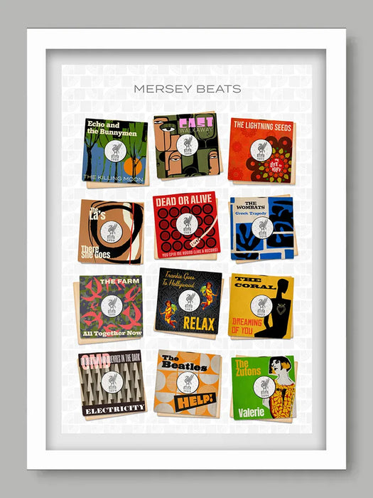 Mersey Beats - Music Print