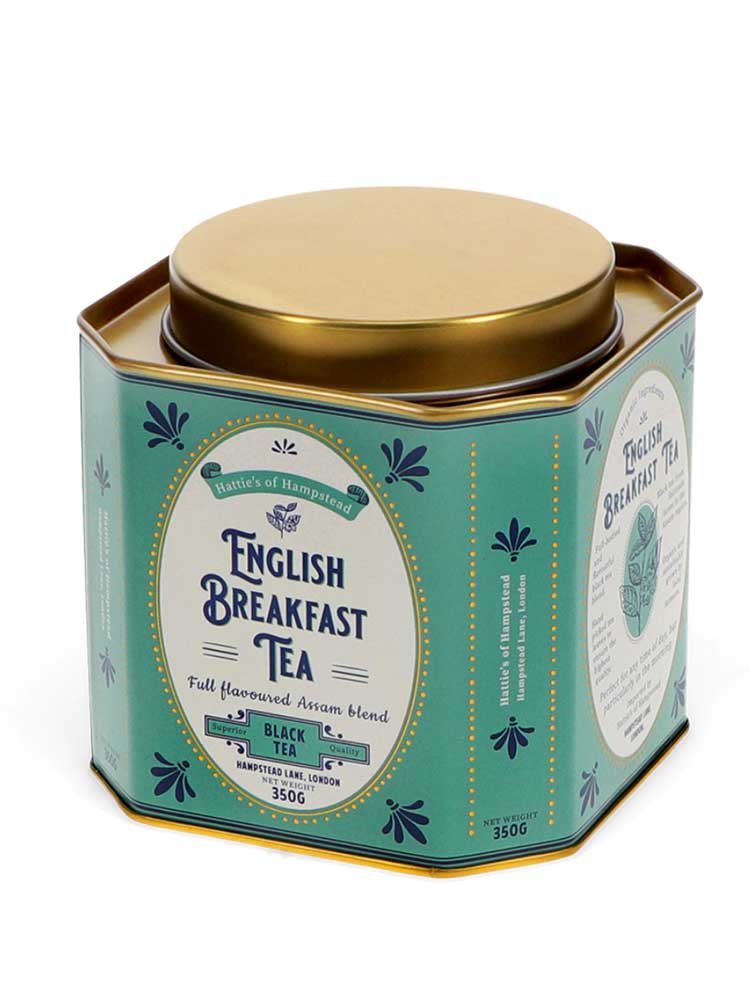 Metal Tea Caddy - English Breakfast classic homeware REX 