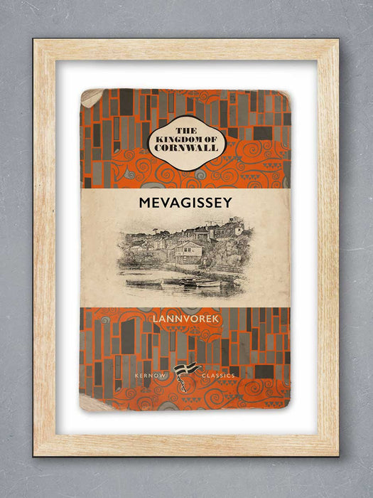 Mevagissey Poster Print - Vintage Style