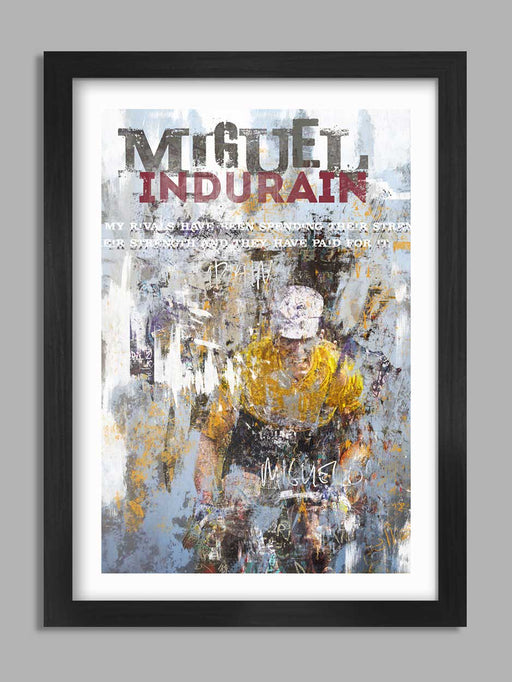 Miguel Induráin Cycling Poster Print