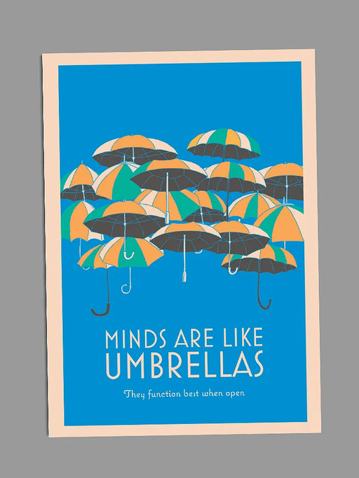 minds are like umbrellas card