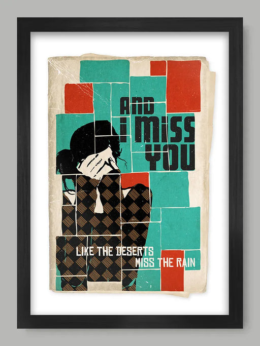 Missing - Music Poster print. Everything But The Girl song in our book cover style.