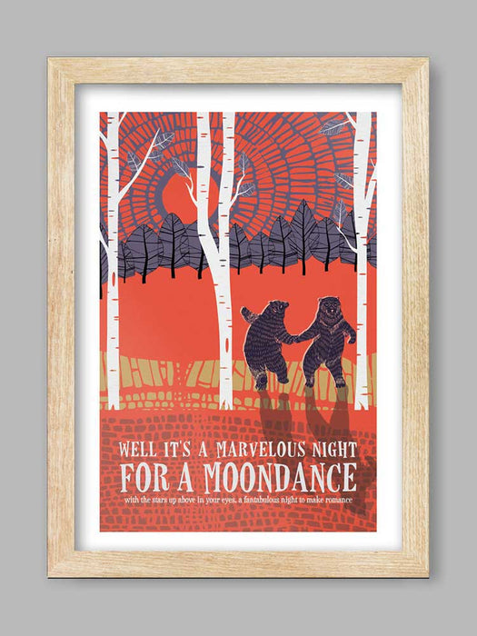 Moondance - Music Poster Print