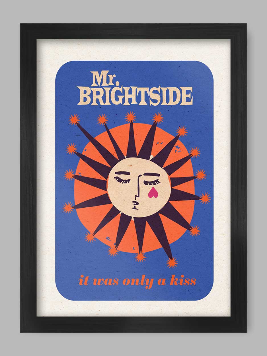 Mr. Brightside Music Print. From the song recorded by The Killers.