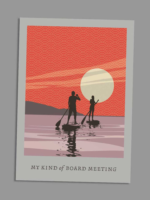 my kind of board meeting card