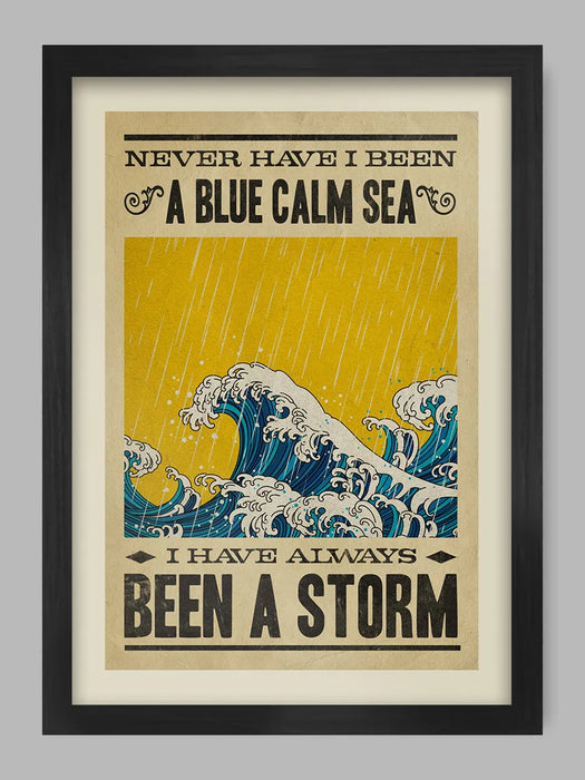 Our Fleetwood Mac Music Poster Print is based on the Fleetwood Mac song 'Storms' from their album 'Tusk'.