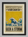 Our Fleetwood Mac Music Poster Print is based on the Fleetwood Mac song 'Storms' from their album 'Tusk'.