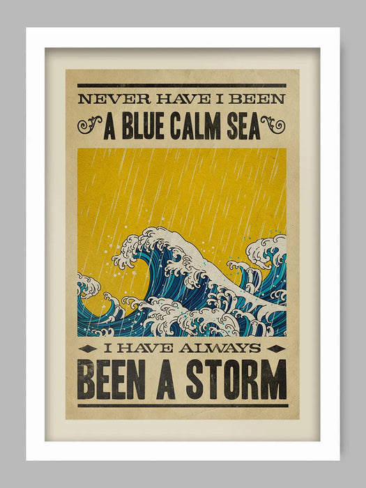 Our Fleetwood Mac Music Poster Print is based on the Fleetwood Mac song 'Storms' from their album 'Tusk'.